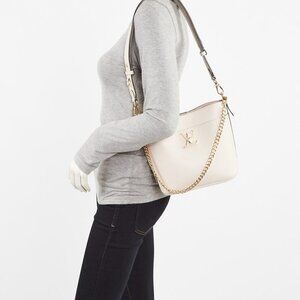 Louis Vuitton Quartz Calfskin Leather Lock And Walk Bucket Bag